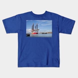 Busy afternoon on the River Blyth Kids T-Shirt